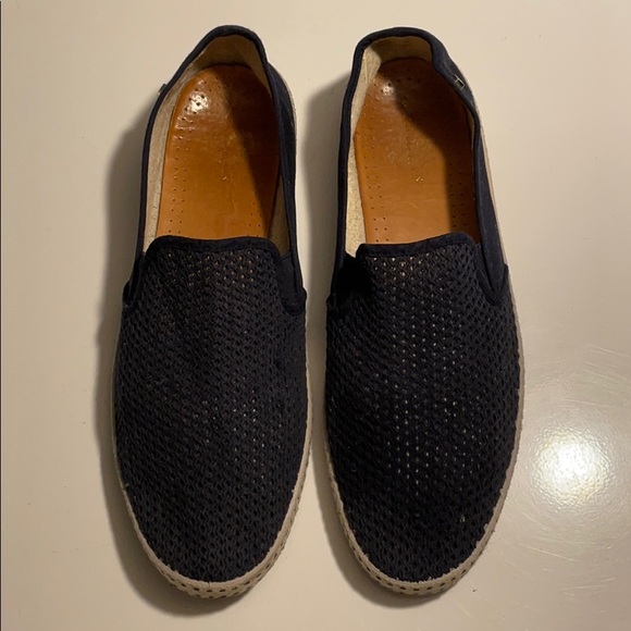 Rivieras Leisure Navy Blue Perforated Espadrilles main image 16